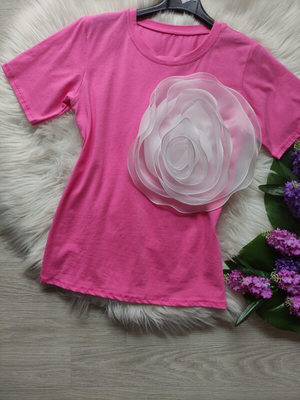 T-shirt con fiore🌺 - immagine 3